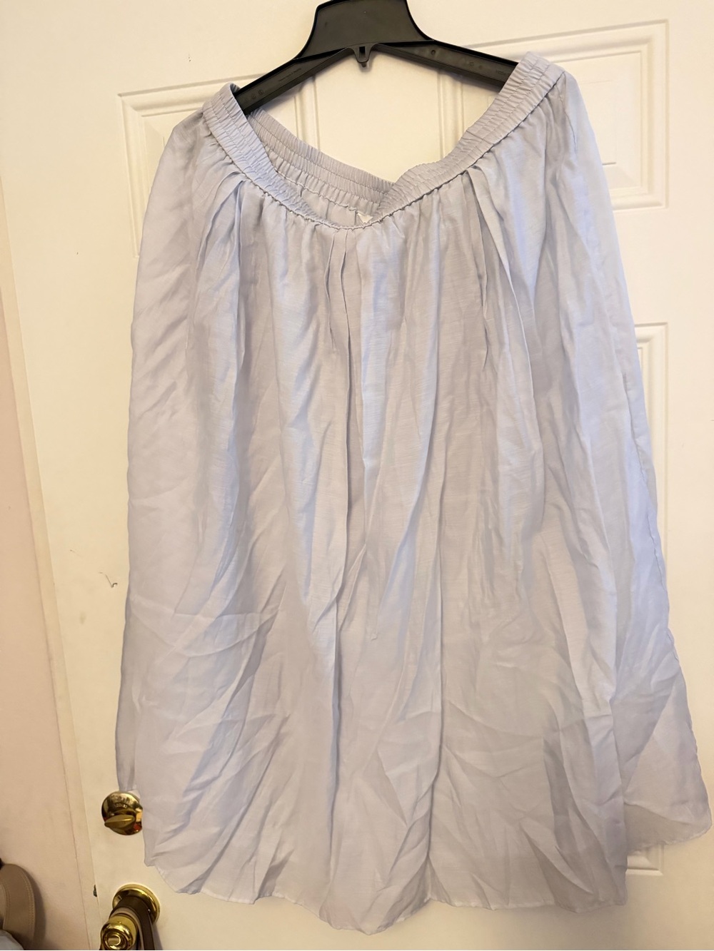 H&M Light Blue Full Gathered Women's Skirt